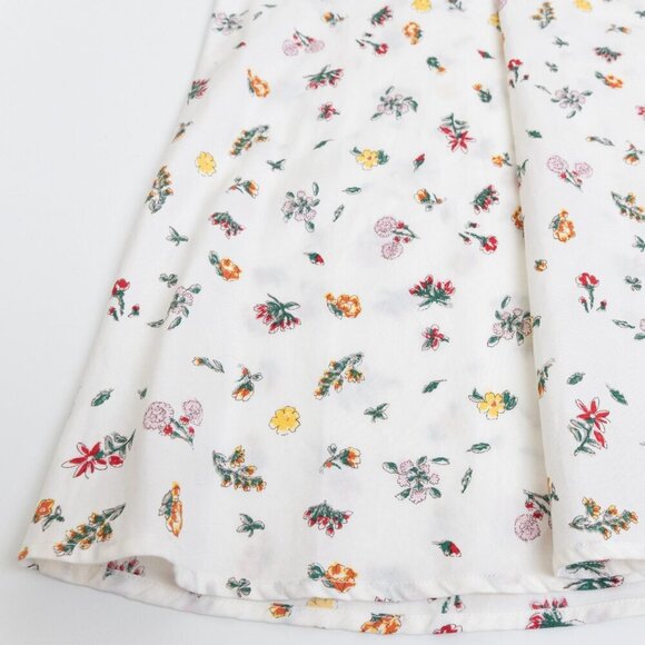 ✨ Uniqlo x Ines de la Fressange Dress Floral Sleeveless Flare Summer White - Picture 9 of 15